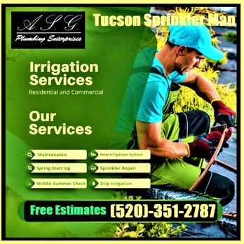 A.S.G. Plumbing Enterprises Tucson – Servicios de plomería de calidad en Arizona