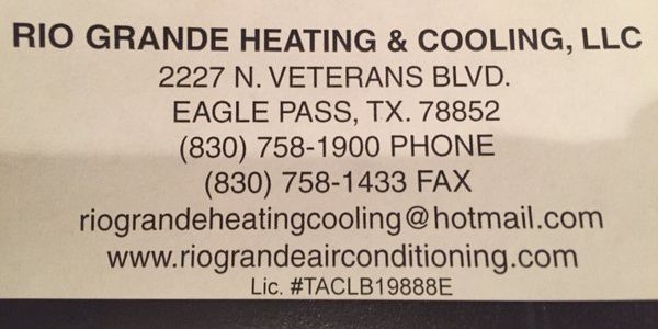Rio Grande Heating & Cooling L.L.C – Expertos en Aire Acondicionado y Calefacción en Texas