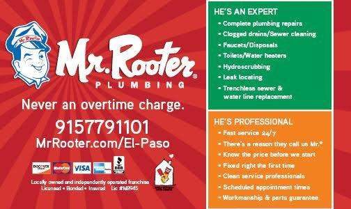 Servicios de fontanería en El Paso – Mr. Rooter Plumbing | Reparación rápida y confiable